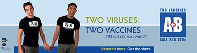 LGBTQ health awareness - Two Viruses: Two Vaccines
