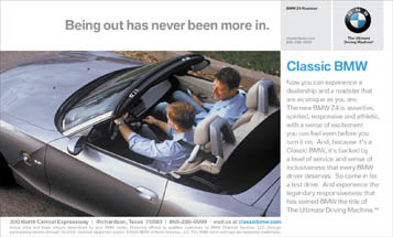 BMW - Being Out Has Never Been So In