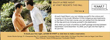 Hyatt Resorts - Enjoy a Free Night at Hyatt Resorts This Fall
