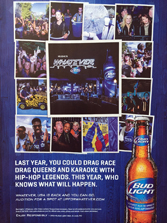 Bud Light - Last Year, You Could Drag Race