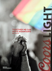 Coors beer - Together We Can Move Mountains