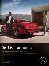 Mercedes-Benz - Set his heart racing.