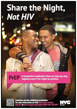 Health awareness - Share the Night, Not HIV