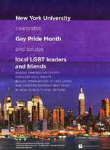 LGBTQ Awareness - NYU Celebrates Gay Pride Month