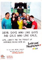 Philadelphia - Dear Guys Who Like Guys and Gals Who Like Gals