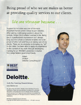Deloitte - We Are Stronger Because...