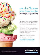 Esurance Insurance Services - We don't care what flavor you like (or who you enjoy it with)