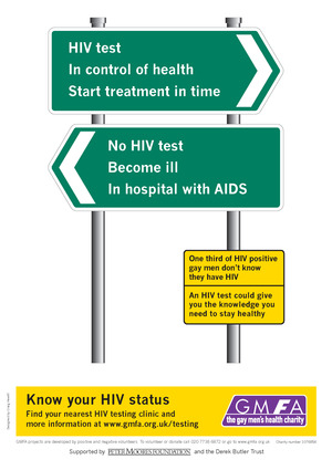 LGBTQ health awareness - Know Your HIV Status