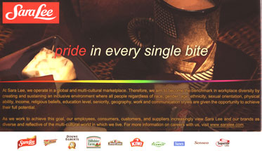 Sara Lee Corp. - Pride In Every Single Bite